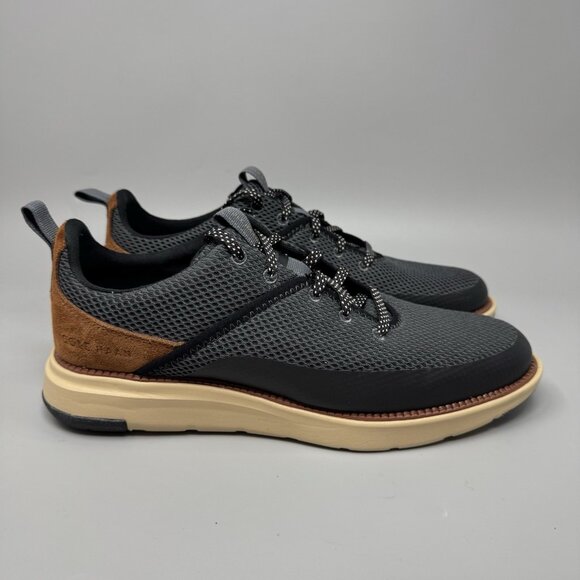 Cole Haan Grand Atlantic Sneakers Mens Size 9M Gray Casual Lace Up Shoes C34651 - Picture 1 of 9